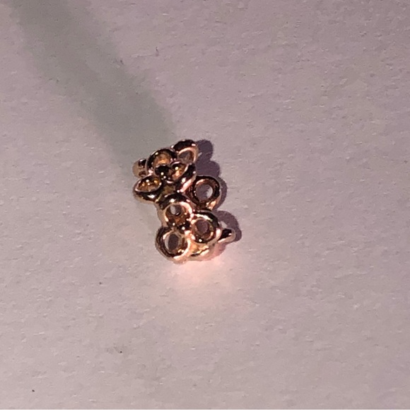 Pandora Solid 14k Trinity Spacer Charm 585 Ale - Picture 5 of 6